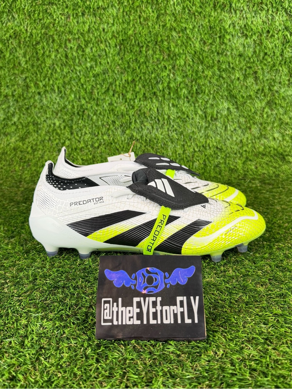 NEW adidas Predator Elite FT AG Cloud White / Core Black JS0945 Men's Size 10.5